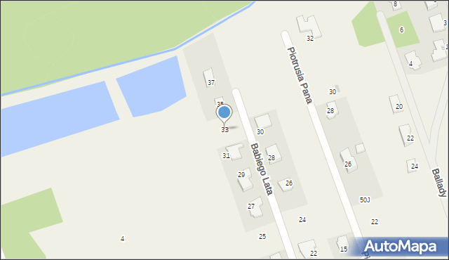 Nadarzyn, Babiego Lata, 33, mapa Nadarzyn