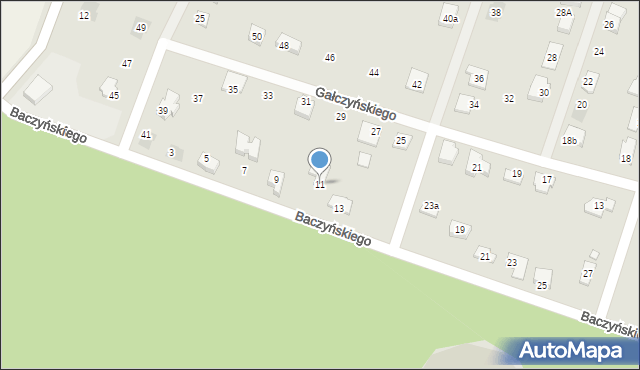 Namysłów, Baczyńskiego Krzysztofa Kamila, 11, mapa Namysłów