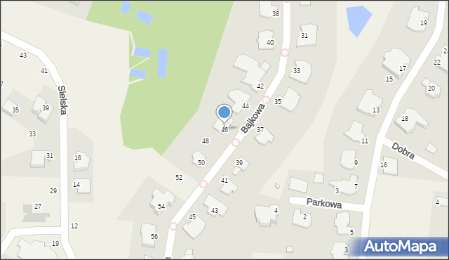 Niemcz, Bajkowa, 46, mapa Niemcz