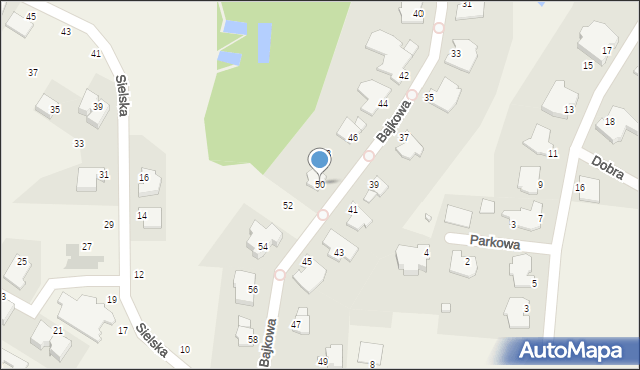 Niemcz, Bajkowa, 50, mapa Niemcz