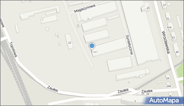 Nowa Sól, Bawełniana, 5, mapa Nowa Sól