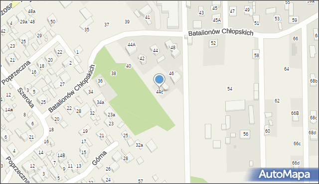 Nowe Lipiny, Batalionów Chłopskich, 44c, mapa Nowe Lipiny