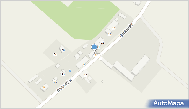 Nowogródek Pomorski, Barlinecka, 10B, mapa Nowogródek Pomorski