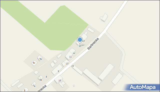 Nowogródek Pomorski, Barlinecka, 13, mapa Nowogródek Pomorski