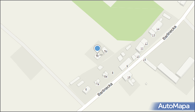 Nowogródek Pomorski, Barlinecka, 5c, mapa Nowogródek Pomorski