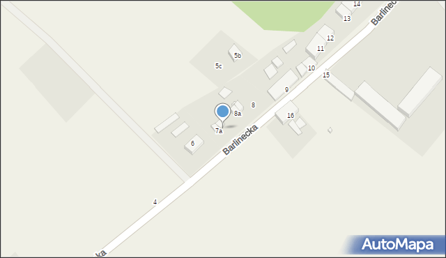 Nowogródek Pomorski, Barlinecka, 7b, mapa Nowogródek Pomorski