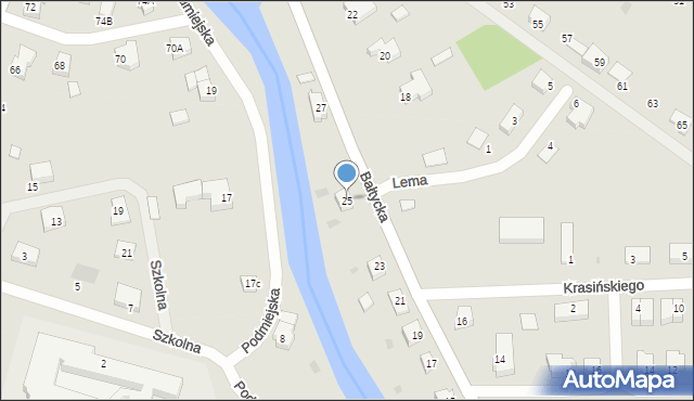 Nowy Dwór Gdański, Bałtycka, 25, mapa Nowy Dwór Gdański