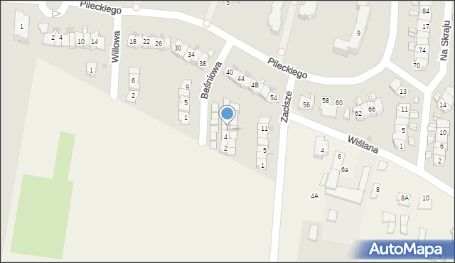 Nowy Dwór Mazowiecki, Baśniowa, 6, mapa Nowy Dwór Mazowiecki