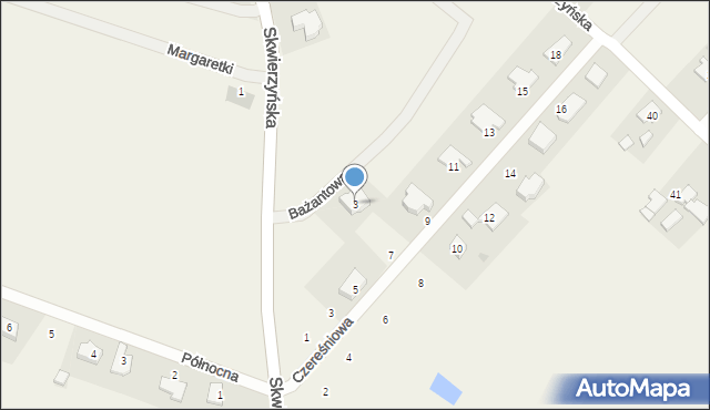 Osiedle Poznańskie, Bażantowa, 3, mapa Osiedle Poznańskie