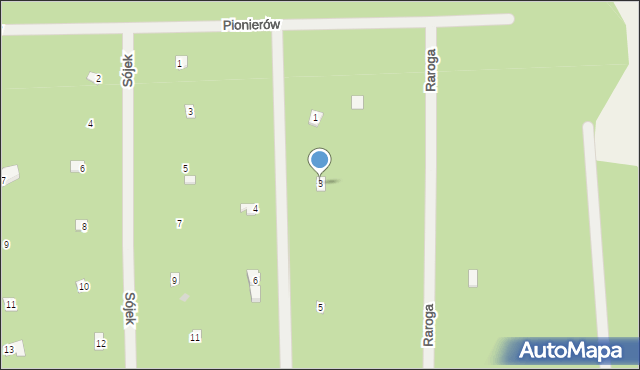 Osiedle Wilga, Bażantowa, 3, mapa Osiedle Wilga