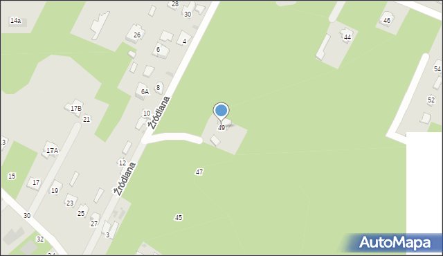 Otwock, Bagnista, 49, mapa Otwock