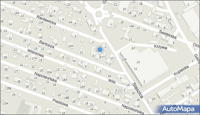 Otwock, Bartosza, 4, mapa Otwock