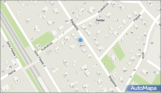 Otwock, Bagatela, 15, mapa Otwock