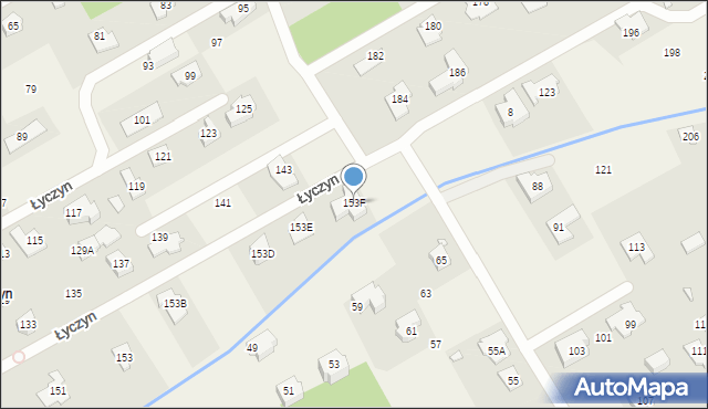 Parcela-Obory, Baczyńskiego Krzysztofa Kamila, 153F, mapa Parcela-Obory