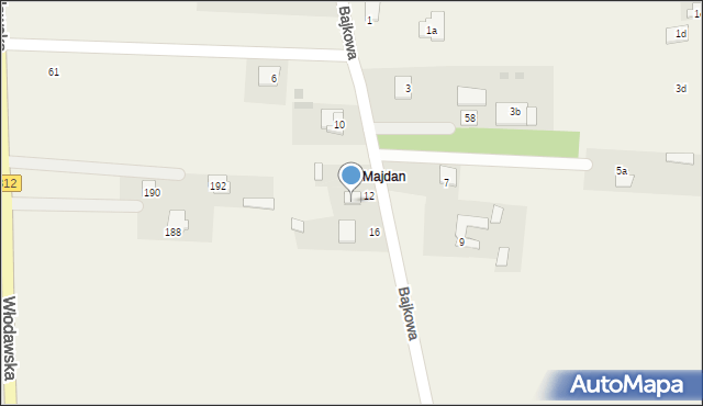 Parypse, Bajkowa, 14, mapa Parypse