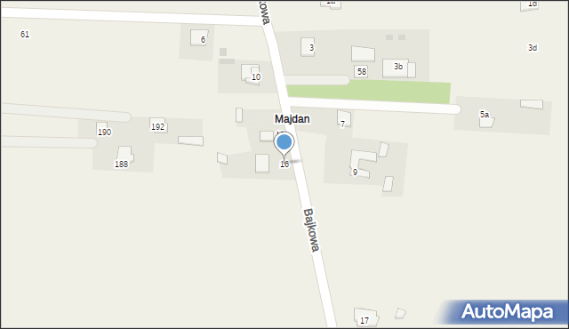 Parypse, Bajkowa, 16, mapa Parypse