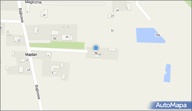 Parypse, Bajkowa, 5b, mapa Parypse