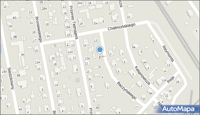 Piaseczno, Baczyńskiego Krzysztofa Kamila, 8, mapa Piaseczno
