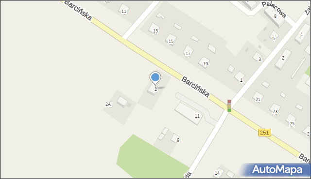 Piechcin, Barcińska, 2, mapa Piechcin