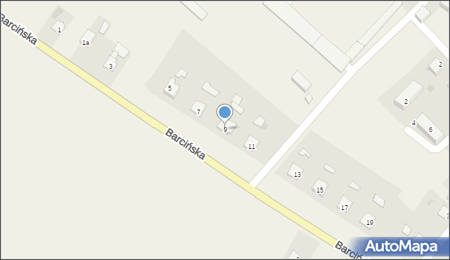 Piechcin, Barcińska, 9, mapa Piechcin