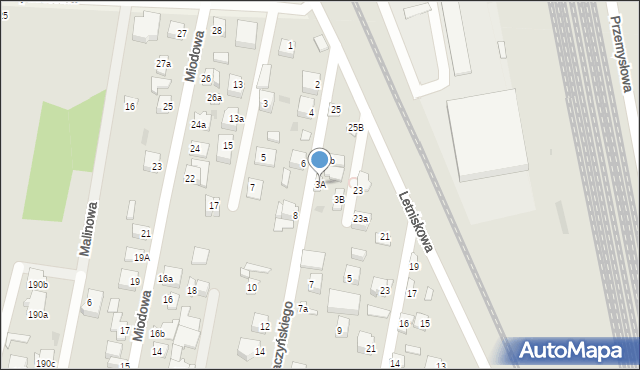 Pilawa, Baczyńskiego Krzysztofa Kamila, 3A, mapa Pilawa