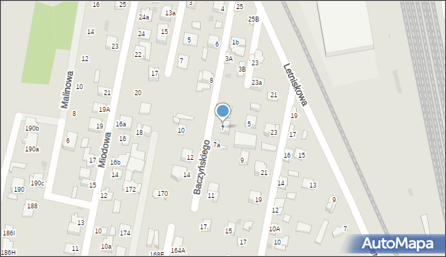 Pilawa, Baczyńskiego Krzysztofa Kamila, 7, mapa Pilawa