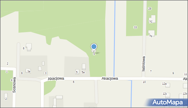 Piskórka, Baśniowa, 1, mapa Piskórka