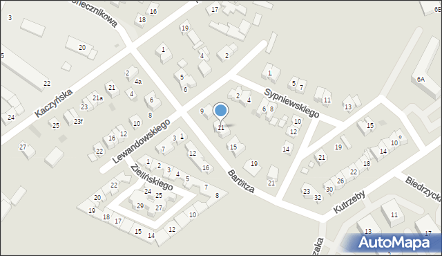 Pobiedziska, Bartlitza, mjr., 11, mapa Pobiedziska