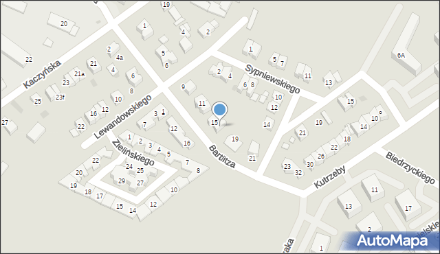 Pobiedziska, Bartlitza, mjr., 17, mapa Pobiedziska