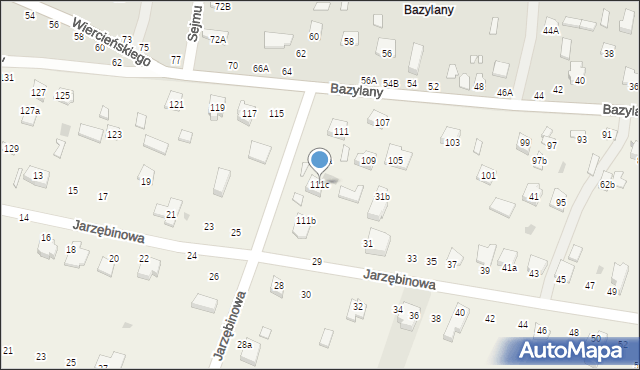 Pokrówka, Bazylany, 111c, mapa Pokrówka