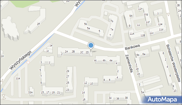 Police, Bankowa, 2E, mapa Police
