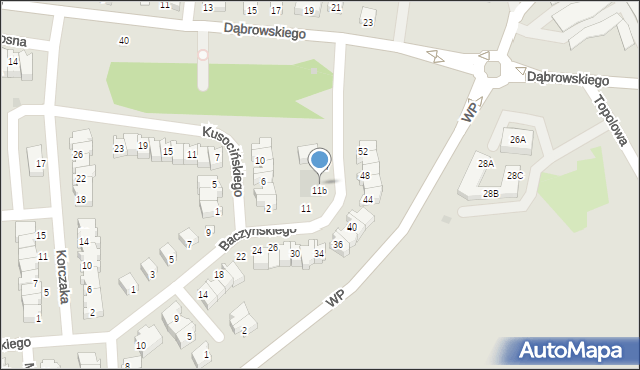 Polkowice, Baczyńskiego Krzysztofa Kamila, 13b, mapa Polkowice
