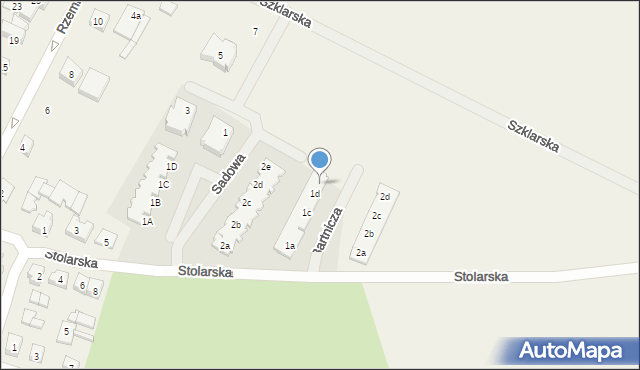 Przebędowo, Bartnicza, 1e, mapa Przebędowo