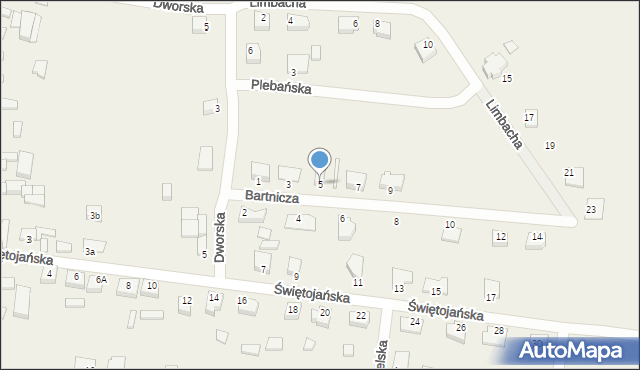 Przyprostynia, Bartnicza, 5, mapa Przyprostynia