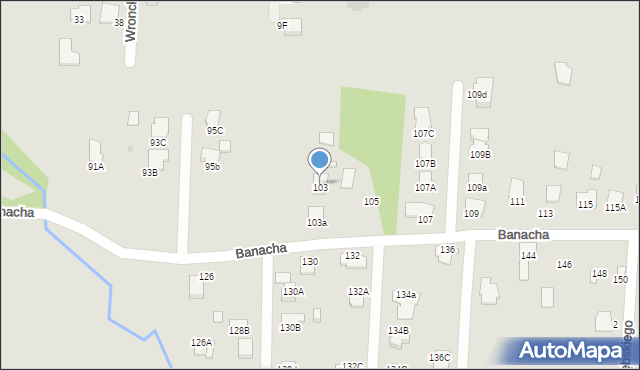 Radom, Banacha Stefana, 103, mapa Radomia