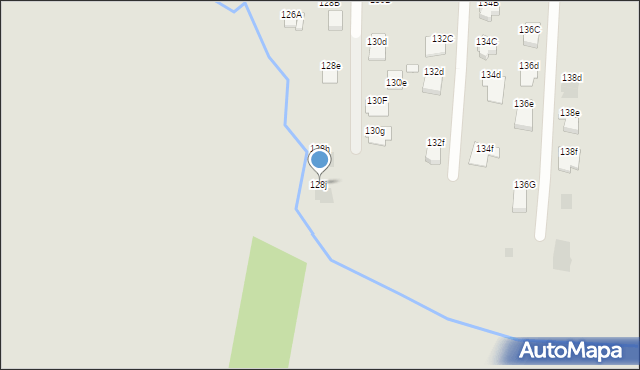 Radom, Banacha Stefana, 128j, mapa Radomia