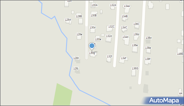 Radom, Banacha Stefana, 130g, mapa Radomia