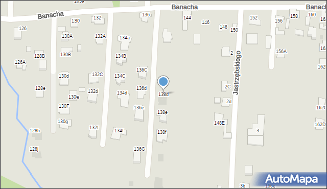 Radom, Banacha Stefana, 138d, mapa Radomia