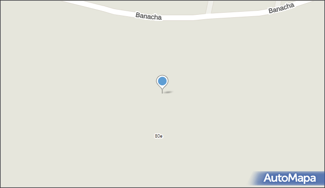Radom, Banacha Stefana, 80c, mapa Radomia