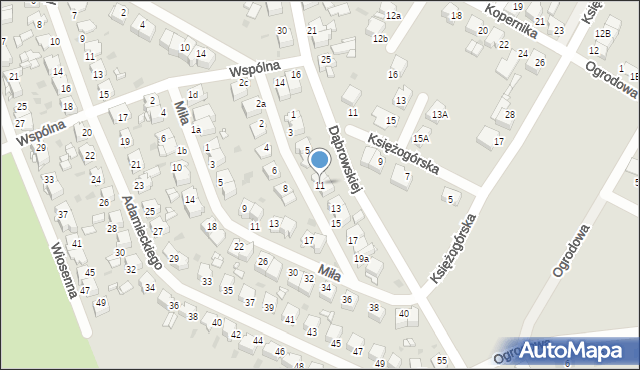 Radzionków, Barbórki, 11, mapa Radzionków