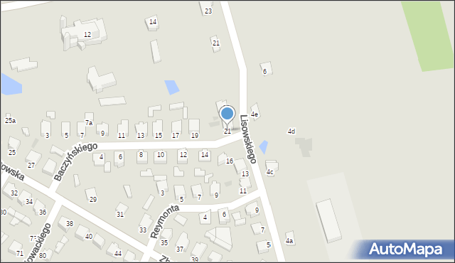 Radzyń Podlaski, Baczyńskiego Krzysztofa Kamila, 21, mapa Radzyń Podlaski