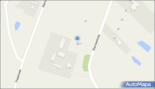 Rębiechowo, Barniewicka, 13, mapa Rębiechowo