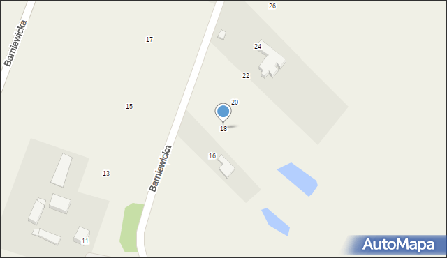 Rębiechowo, Barniewicka, 18, mapa Rębiechowo