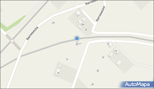 Rębiechowo, Barniewicka, 23, mapa Rębiechowo