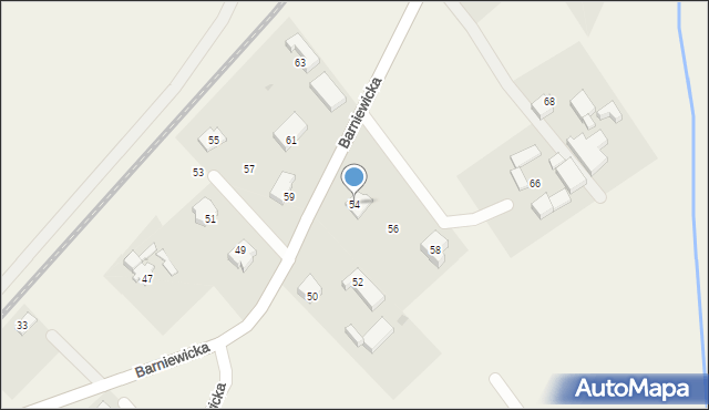 Rębiechowo, Barniewicka, 54, mapa Rębiechowo