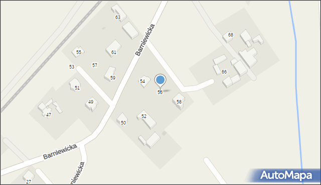 Rębiechowo, Barniewicka, 56, mapa Rębiechowo