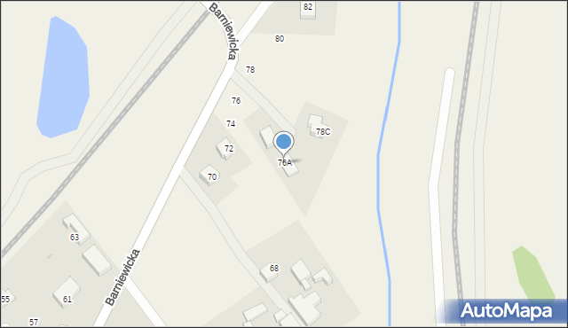 Rębiechowo, Barniewicka, 76A, mapa Rębiechowo