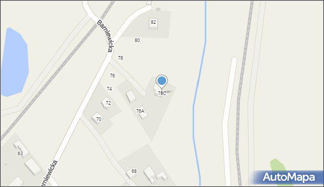 Rębiechowo, Barniewicka, 78C, mapa Rębiechowo