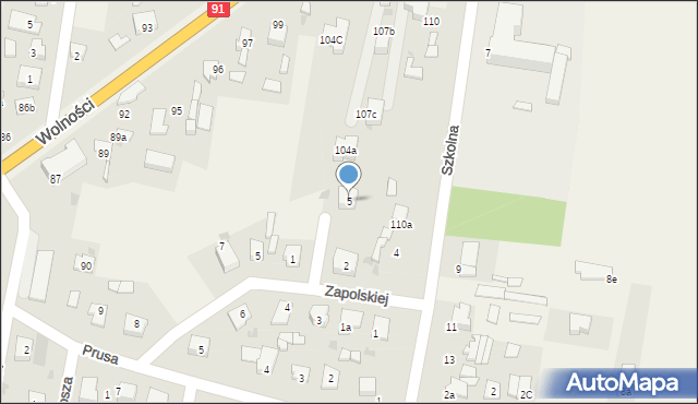 Rędziny, Baczyńskiego Krzysztofa Kamila, 5, mapa Rędziny