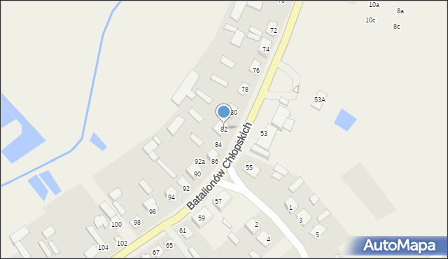 Rossosz, Batalionów Chłopskich, 82, mapa Rossosz